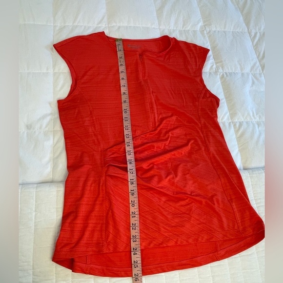 Athleta Cycling Size Large Orange/Tangerine Color Top - Picture 9 of 13